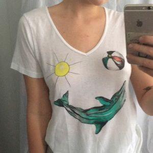 Volcom Tops - Volcom sun/dolphin tee Volcom Tops - Volcom sun/dolphin tee